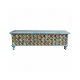Baule Alexandra House Living Legno di mango 40 x 45 x 146 cm