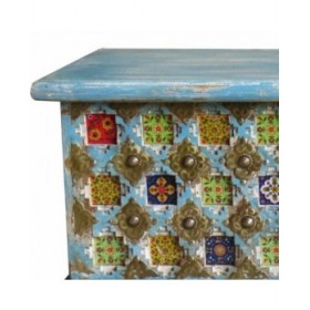 Baule Alexandra House Living Legno di mango 40 x 45 x 146 cm