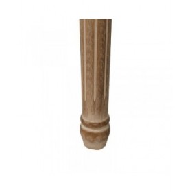 Panca Beige Legno d'albero della gomma 122 x 41 x 46 cm