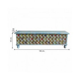 Baule Alexandra House Living Legno di mango 40 x 45 x 146 cm