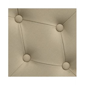 Panca Beige Legno d'albero della gomma 65 x 41 x 48 cm