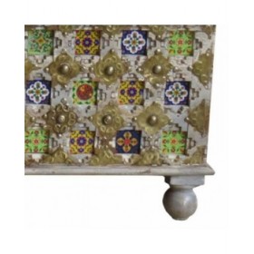 Baule Alexandra House Living Legno di mango 40 x 45 x 146 cm