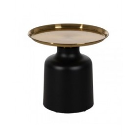 Tavolo aggiuntivo Nero Dorato 45 x 45 x 55 cm 50 x 50 x 47,5 cm