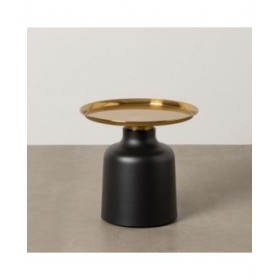 Tavolo aggiuntivo Nero Dorato 45 x 45 x 55 cm 50 x 50 x 47,5 cm
