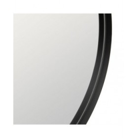 Specchio da parete Nero 60 x 4,2 x 60 cm