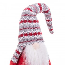 Decorazione Natalizia Rosso Multicolore Sabbia Tessuto 60 cm