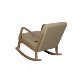 Sedia a Dondolo Legno d'albero della gomma 66 x 88 x 80 cm