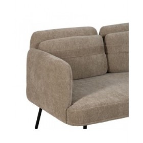 Divano Nero Beige 127 x 72 x 73 cm