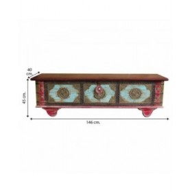 Baule Alexandra House Living Legno di mango 40 x 45 x 146 cm