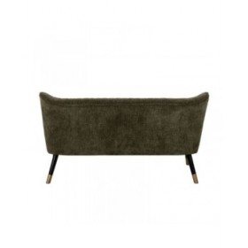 Divano Nero Verde Dorato 134 x 74 x 70 cm