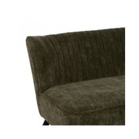 Divano Nero Verde Dorato 134 x 74 x 70 cm