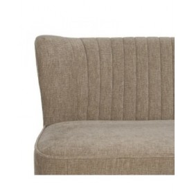 Divano Nero Beige Dorato 134 x 74 x 70 cm