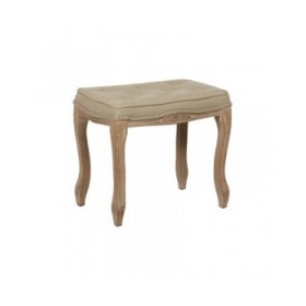 Panca Beige Legno d'albero della gomma 50 x 47 x 36 cm