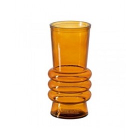 Vaso Arancio vetro riciclato 13 x 13 x 25 cm