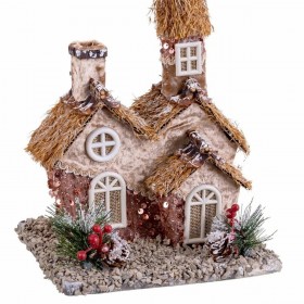 Decorazione Natalizia Multicolore Naturale Polyfoam Casa 20 x 16 x 28,5 cm