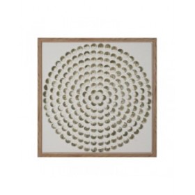 Quadro Marrone Beige 93 x 3 x 93 cm