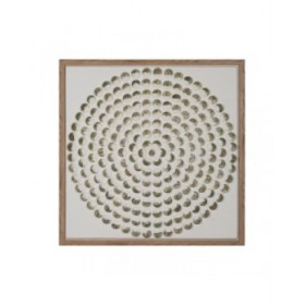 Quadro Marrone Beige 93 x 3 x 93 cm