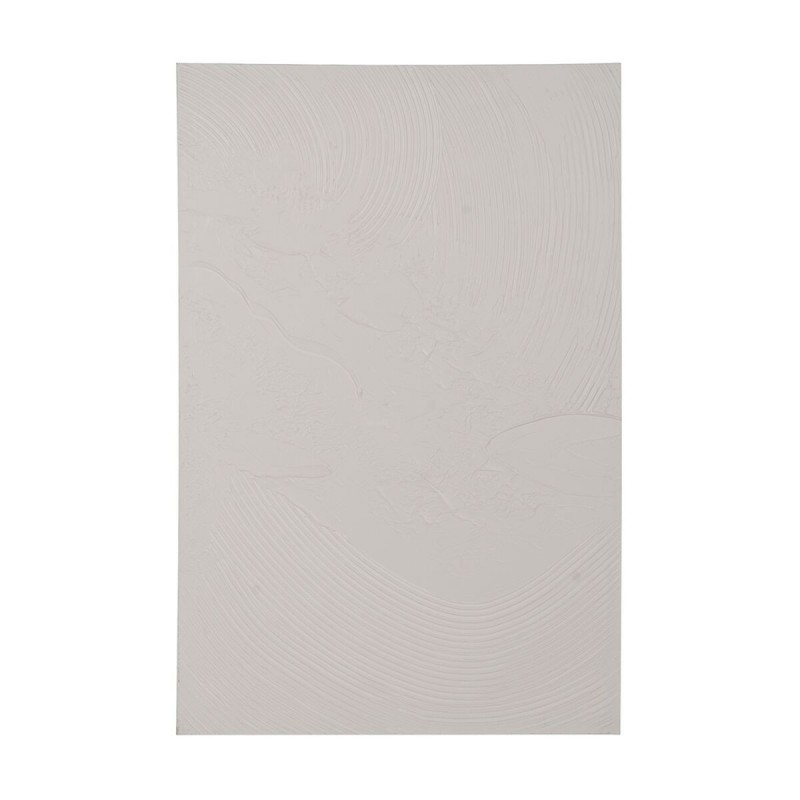 Quadro Bianco Astratto 80 x 3 x 120 cm