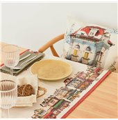 Decorazione Natalizia Rosso Multicolore Poliresina Tessuto 60 cm