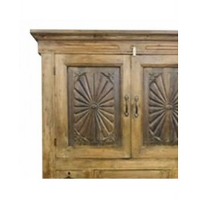 Armadio Alexandra House Living Marrone Legno Riciclato 58 x 147 x 96 cm