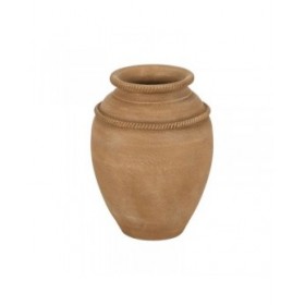 Vaso Beige Ceramica 27 x 27 x 37 cm