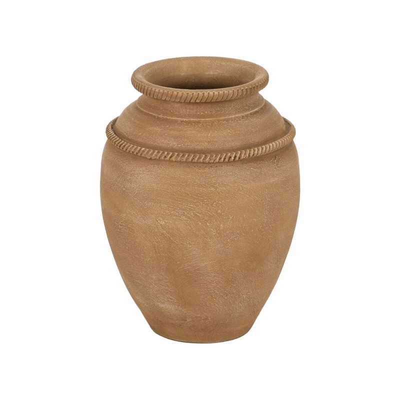 Vaso Beige Ceramica 27 x 27 x 37 cm
