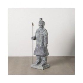 Scultura Grigio Fibra 38,5 x 34 x 122 cm