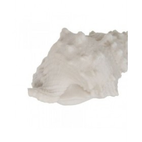 Lampada da tavolo Bianco Resina Pietra Sabbia 18 x 11,8 x 11 cm