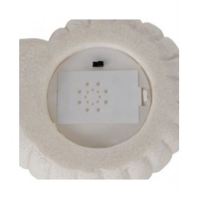 Lampada da tavolo Bianco Resina Pietra Sabbia 13,8 x 12 x 6 cm