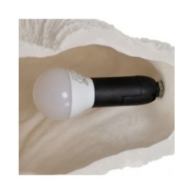 Lampada da tavolo Bianco Resina Pietra Sabbia 35,5 x 18 x 28,2 cm
