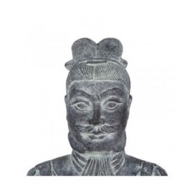 Scultura Grigio Fibra 41 x 33,5 x 122 cm