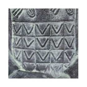Scultura Grigio Fibra 41 x 33,5 x 122 cm