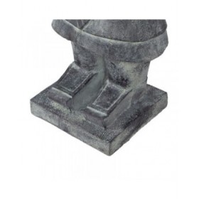 Scultura Grigio Fibra 41 x 33,5 x 122 cm