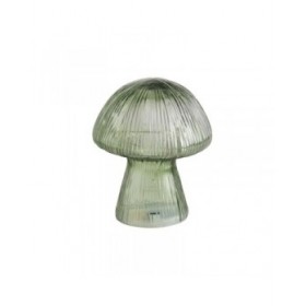Statua Decorativa Verde Fungo 12,5 x 12,5 x 15 cm