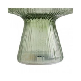 Statua Decorativa Verde Fungo 12,5 x 12,5 x 15 cm
