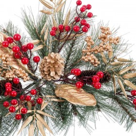Appendino per Porte Natale Multicolore Dorato Plastica 60 cm