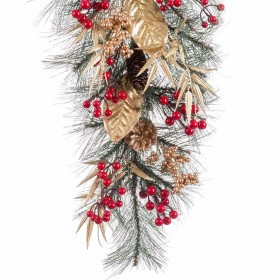 Appendino per Porte Natale Multicolore Dorato Plastica 60 cm