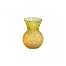 Vaso Giallo Verde Cristallo