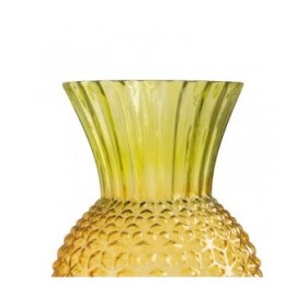 Vaso Giallo Verde Cristallo