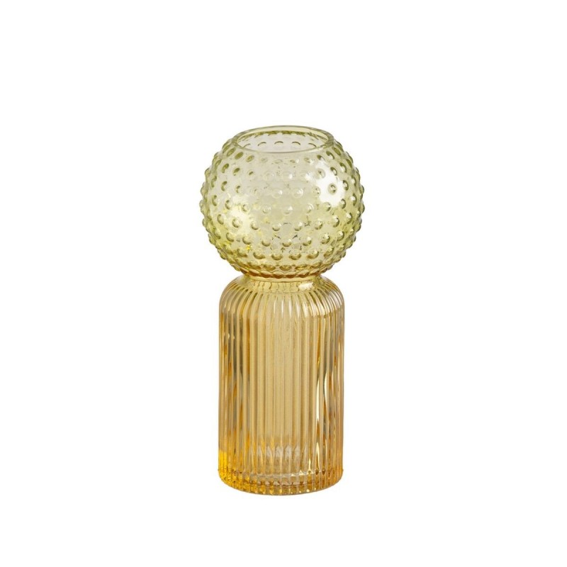 Vaso Giallo Verde Cristallo