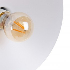 Lampadario Bianco Ferro Moderno 220 V 22 x 22 x 15 cm