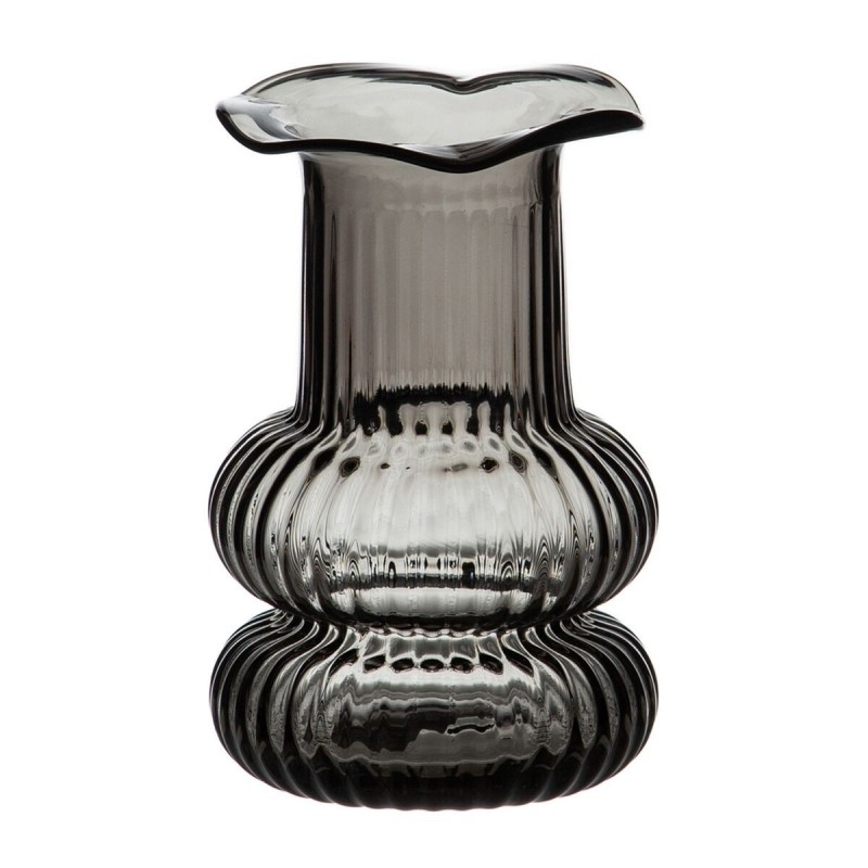 Vaso Grigio Vetro 11,8 x 11,8 x 19 cm