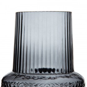 Vaso Grigio Vetro 10,5 x 10,5 x 15 cm