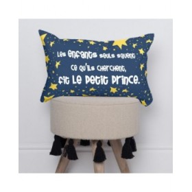Fodera per cuscino HappyFriday Le Petit Prince Son avion Multicolore 50 x 30 cm