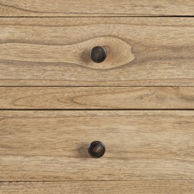 Comodino MIRÓ Naturale legno di mindi 44 x 34 x 77 cm