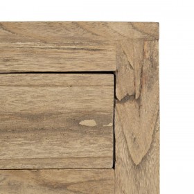 Comodino MIRÓ Naturale legno di mindi 44 x 34 x 77 cm