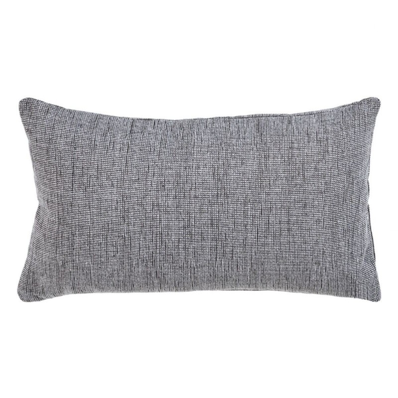 Cuscino Poliestere Cotone Grigio 50 x 30 cm