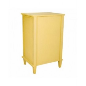 Comodino Alexandra House Living Giallo 36 x 72 x 45 cm