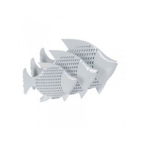 Statua Decorativa Bianco Pesce