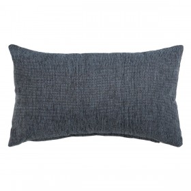 Cuscino Poliestere Cotone Grigio 50 x 30 cm
